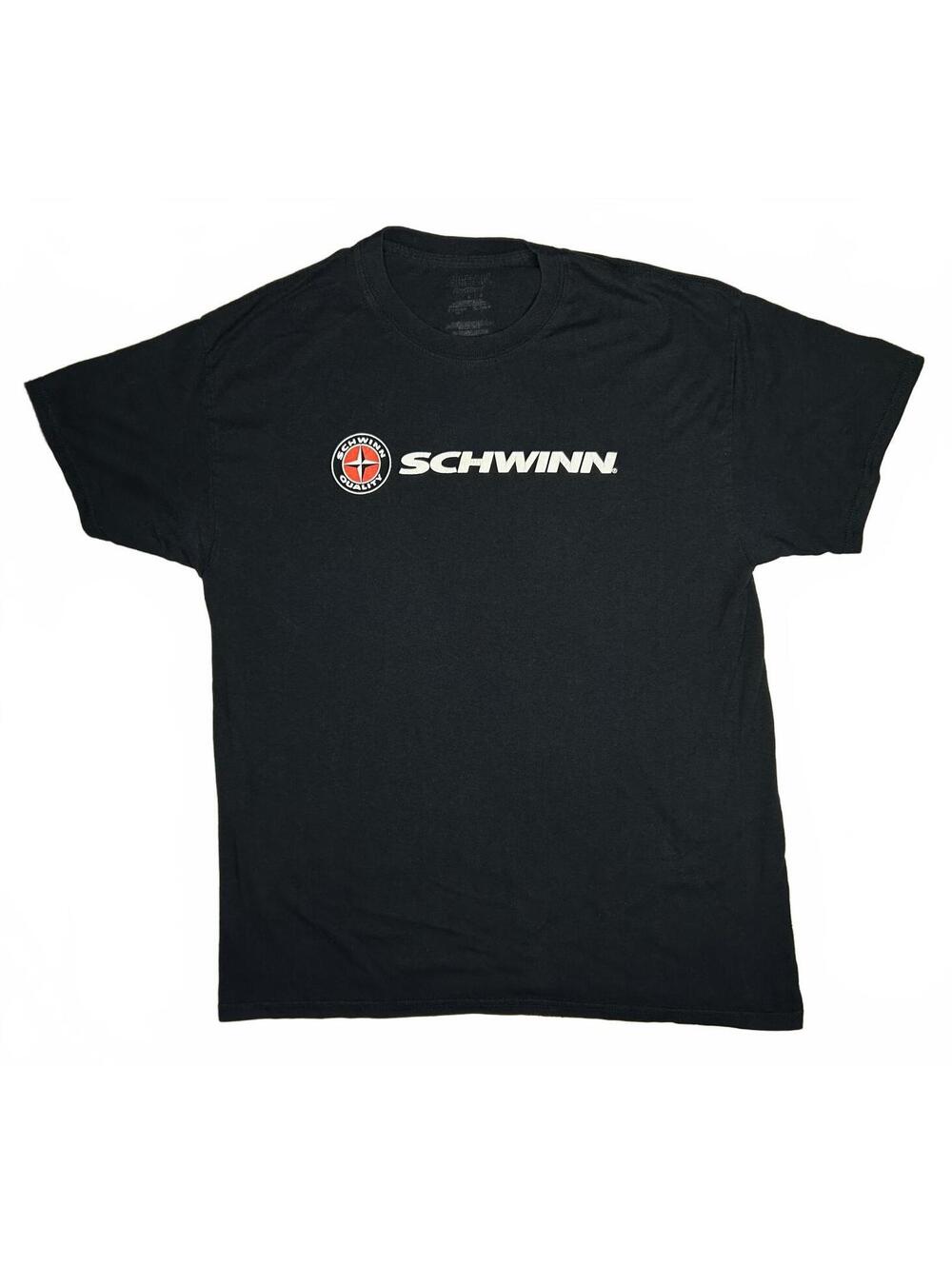 Schwinn Black T-Shirt Mens Large BMX